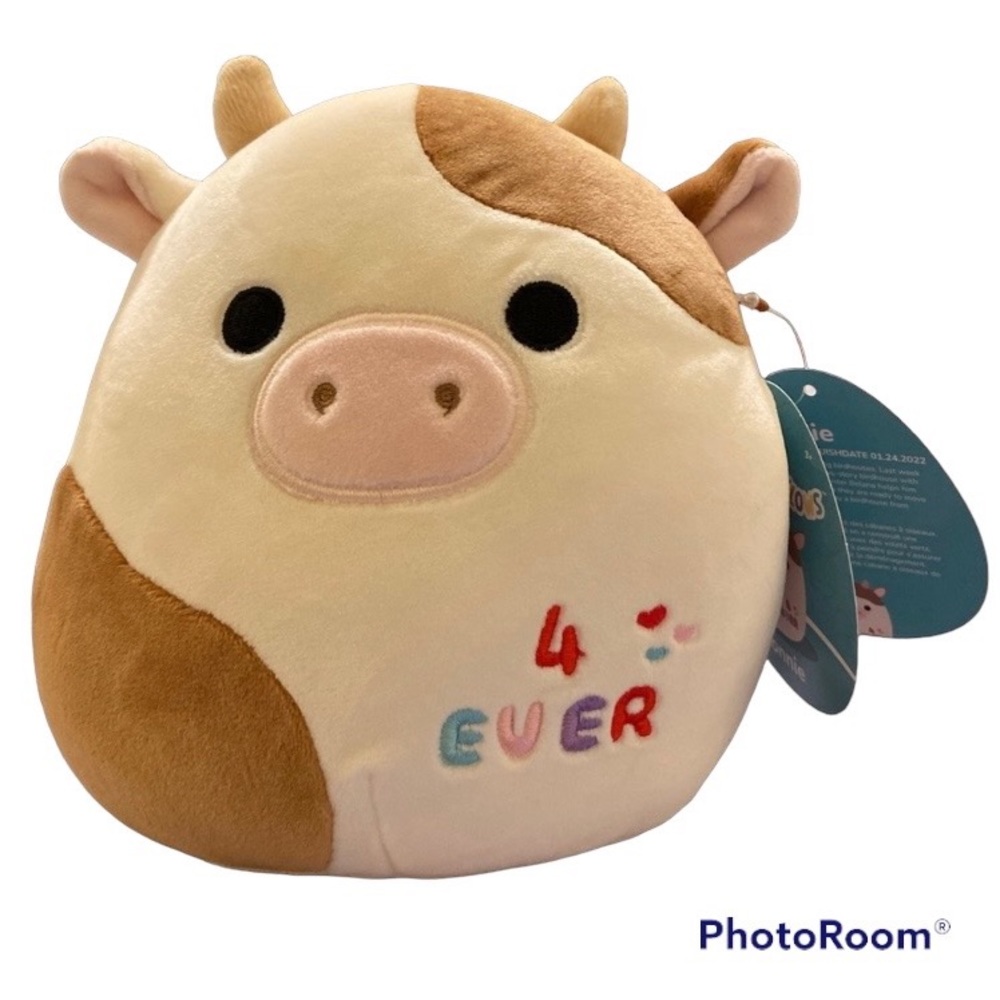 Squishmallow RONNIE the COW  7” NWT